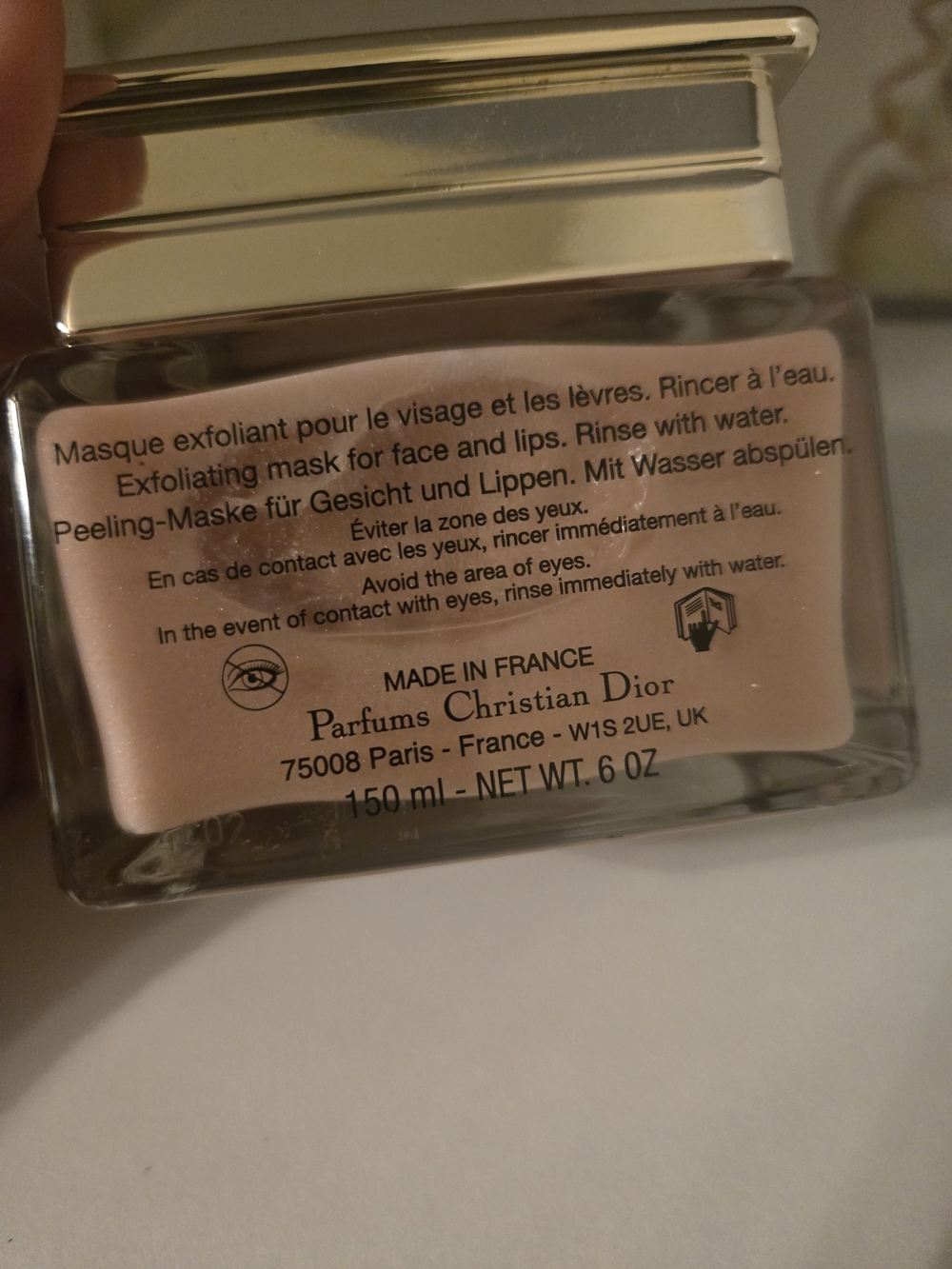 Dior Prestige Le Sucre de Gommage - Pink with Gold Cap - Picture 5 of 10